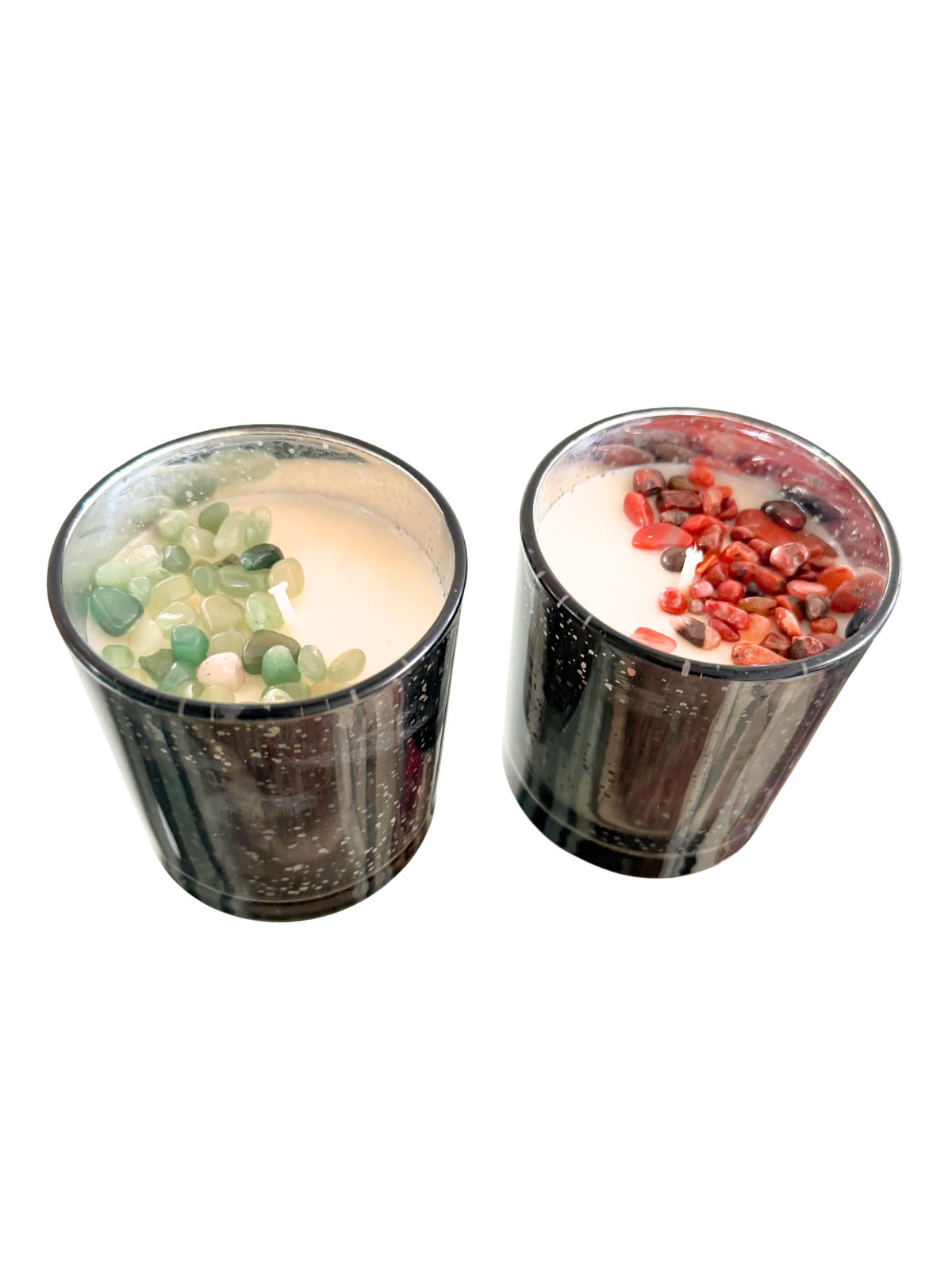 1111 Candle with Healing Crystals - Noël Forest (10oz Jar) *Holiday Edition*