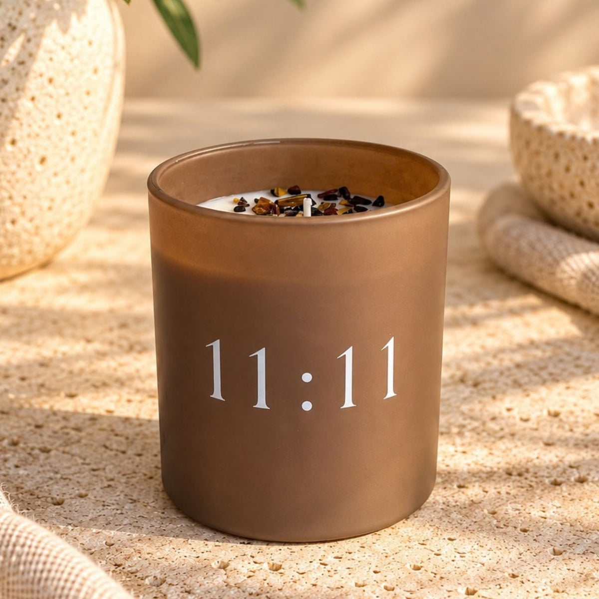 11:11 Enchanted Black Sea Candle | Neutral Brown Jar
