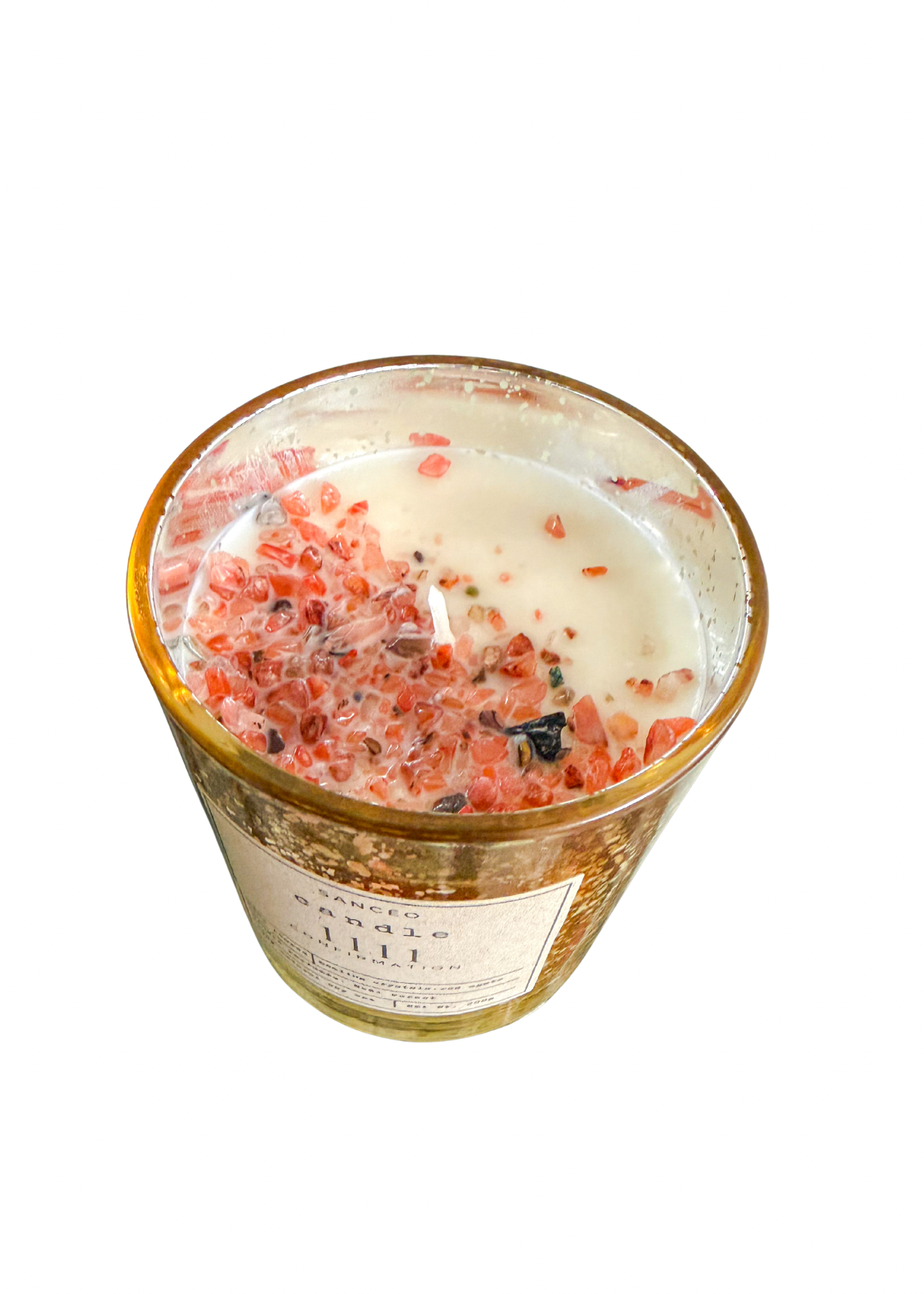 1111 Candle with Healing Crystals - Noël Forest (10oz Jar) *Holiday Edition*