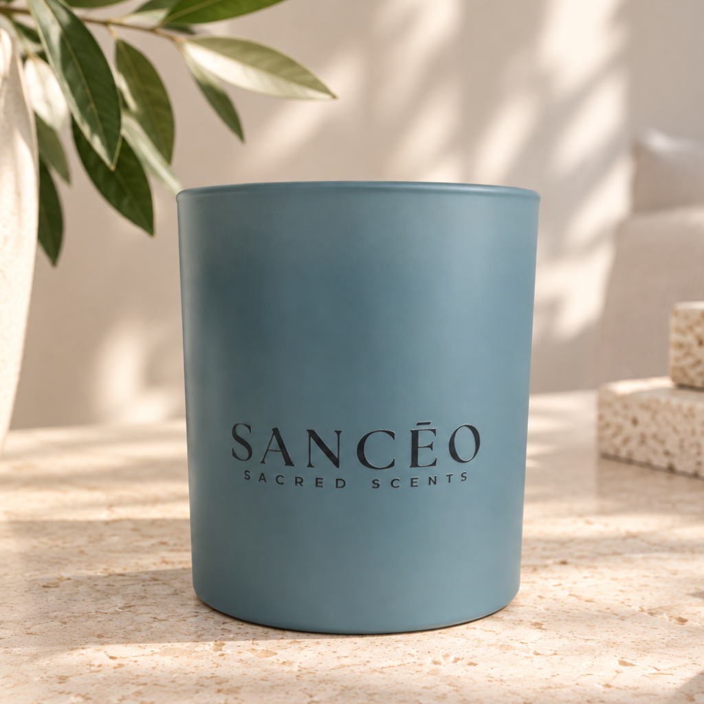 11:11 Palo Santo Eclipse Eclipse Candle | Slate Blue Jar