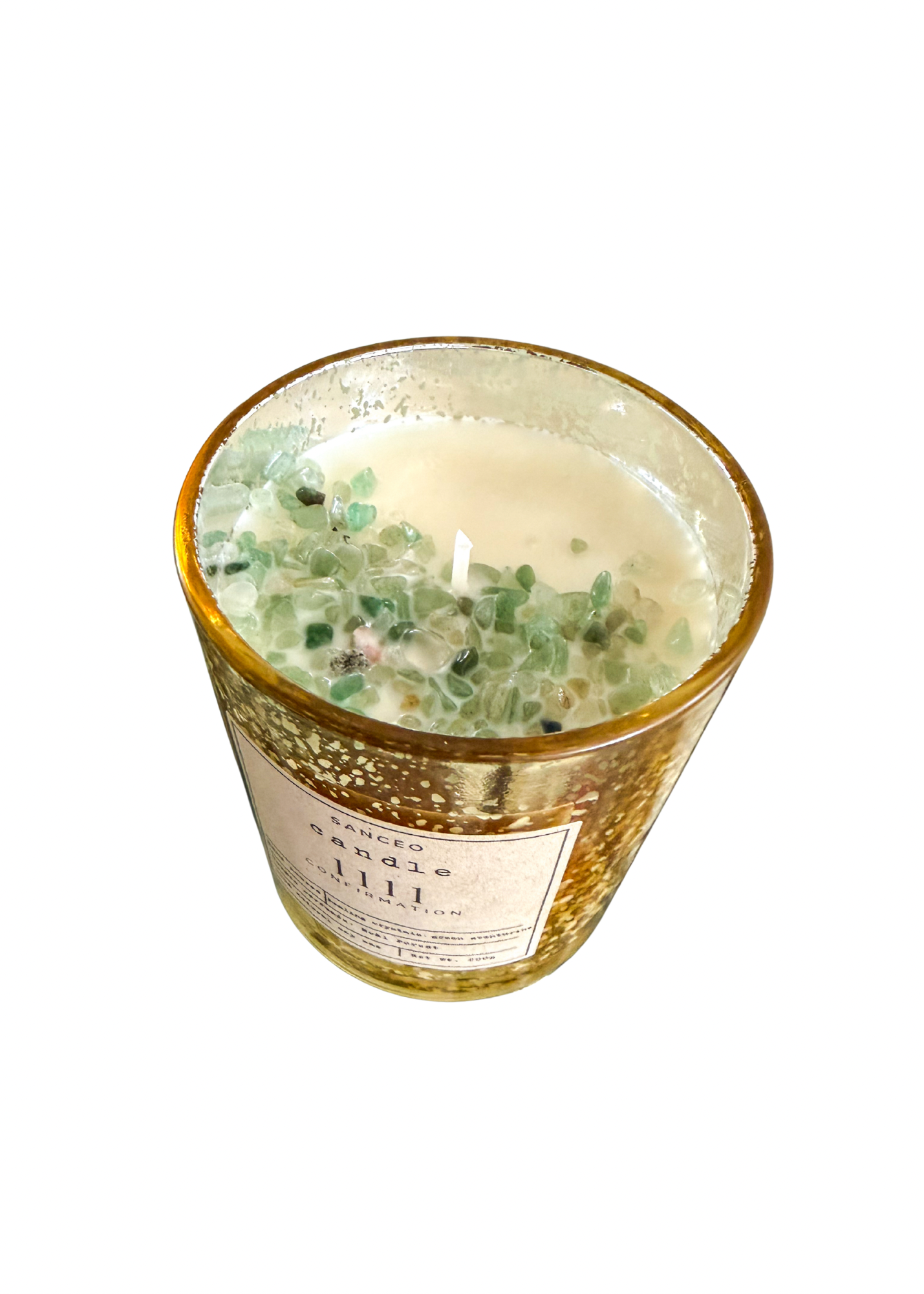 1111 Candle with Healing Crystals - Noël Forest (10oz Jar) *Holiday Edition*