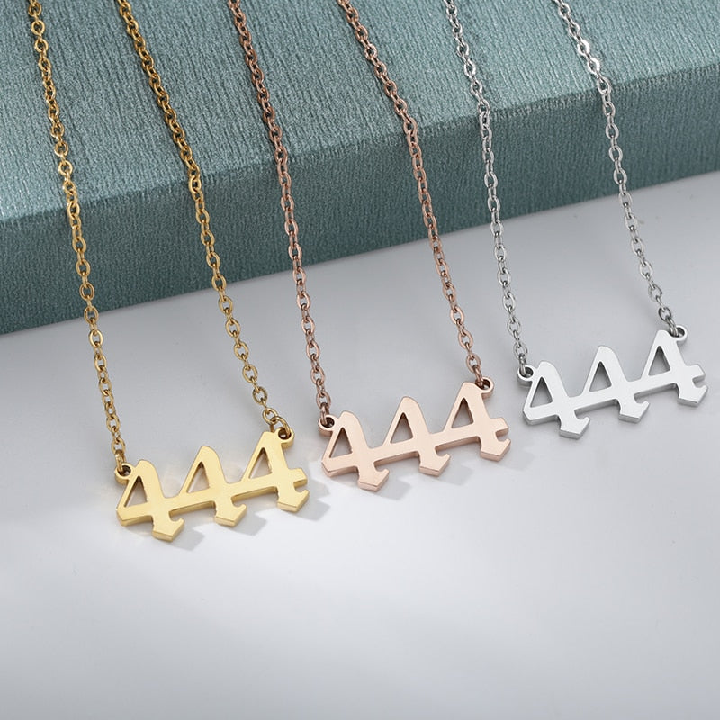 Angel Number Necklaces 111 222 333 444 555 777 888 999