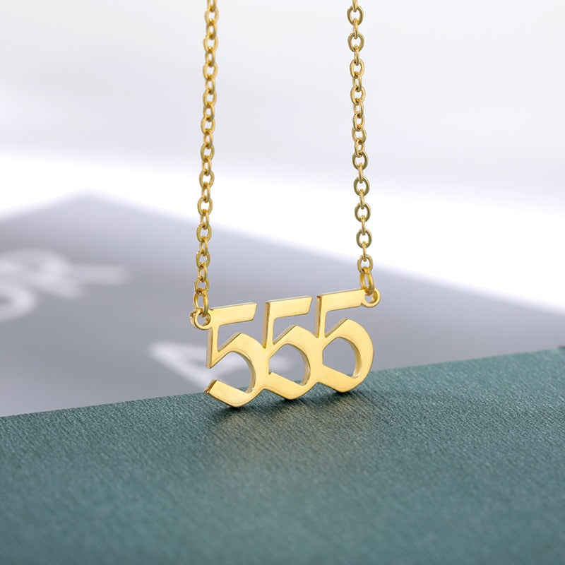 Angel Number Necklaces 111 222 333 444 555 777 888 999