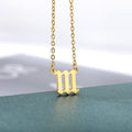 Angel Number Necklaces 111 222 333 444 555 777 888 999