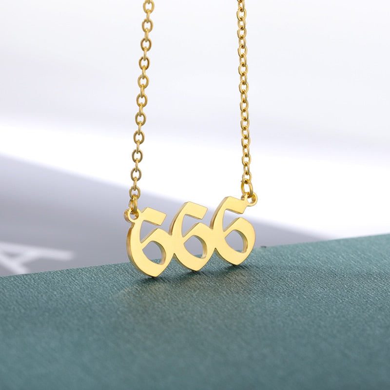 Angel Number Necklaces 111 222 333 444 555 777 888 999