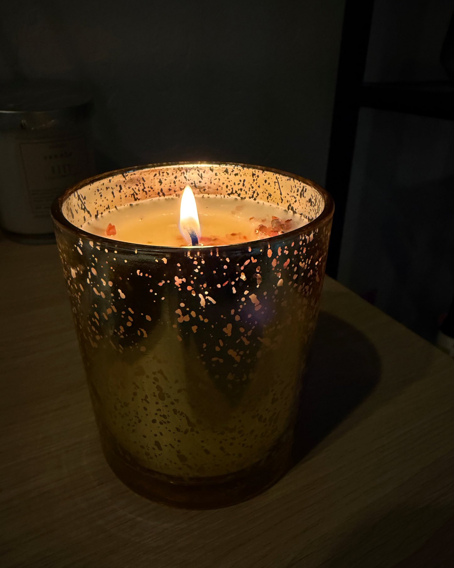 1111 Candle with Healing Crystals - Noël Forest (10oz Jar) *Holiday Edition*