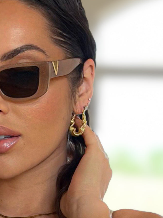 Geometric Wire Hoops