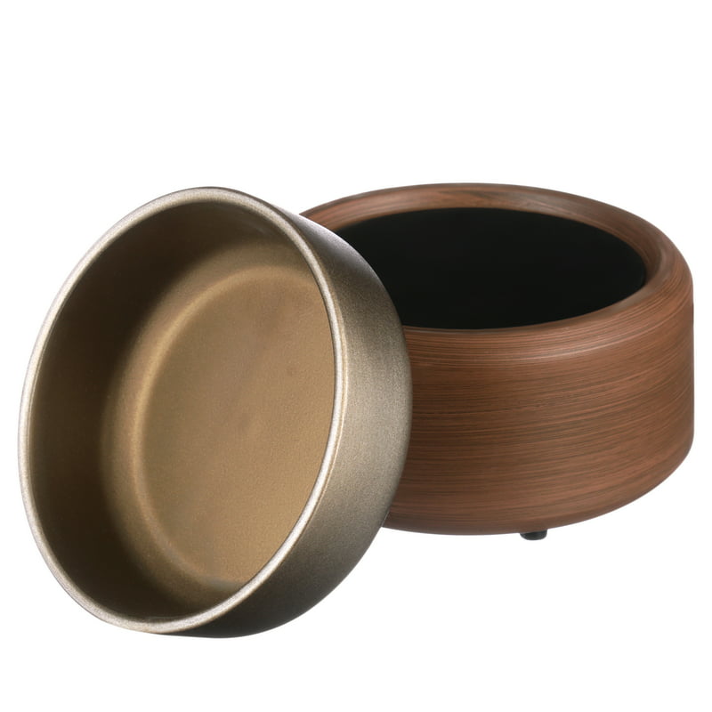 Walnut 2-In-1 Candle and Fragrance Warmer For Candles And Wax Melts