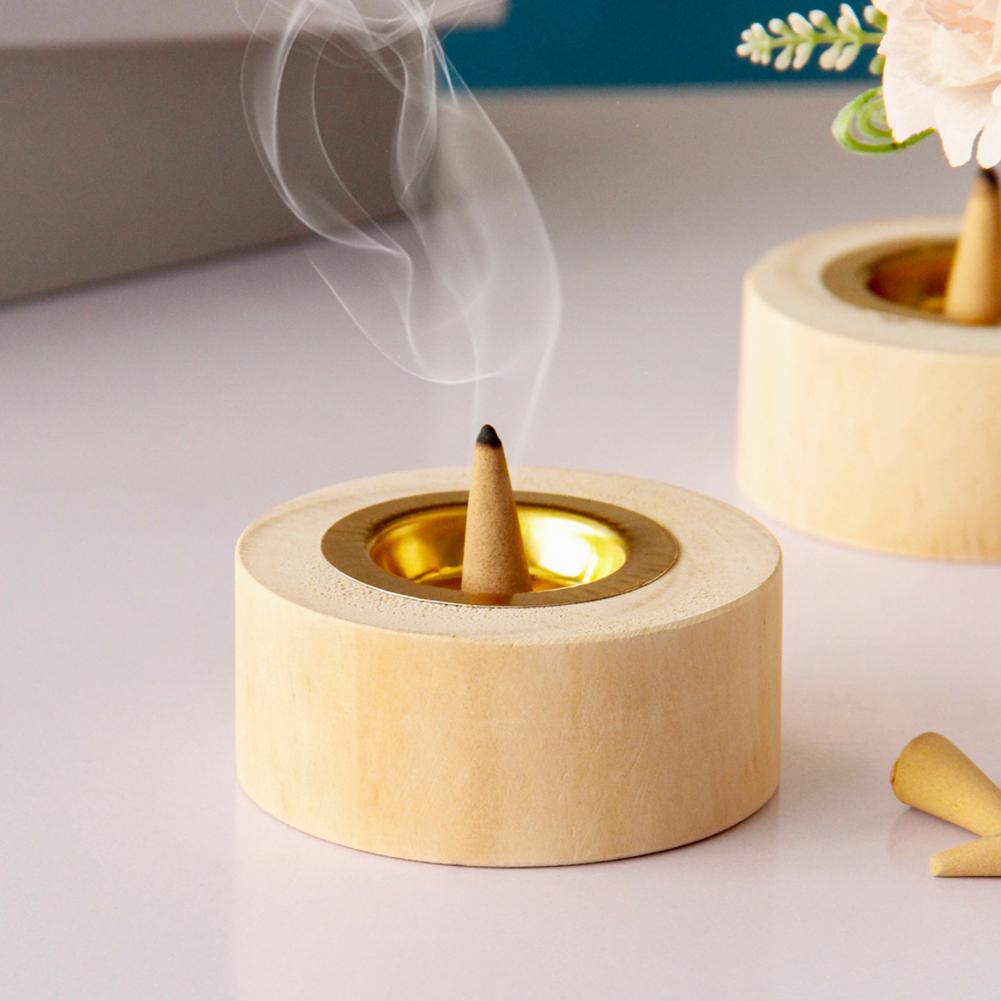Wood Incense Holder