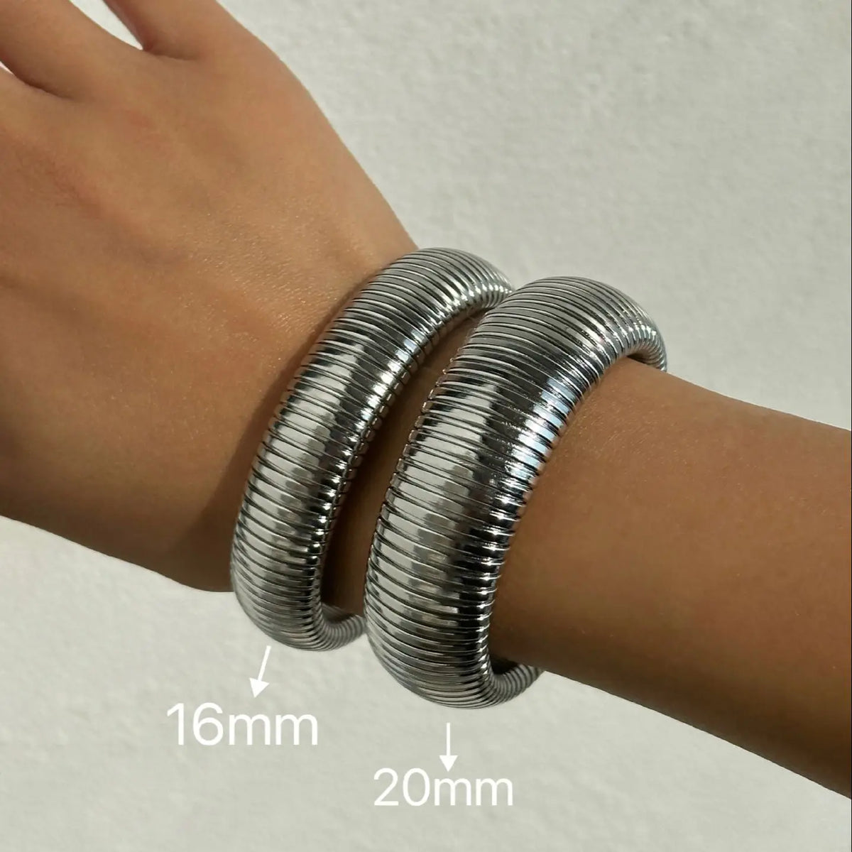 Stackable vintage gold bangles