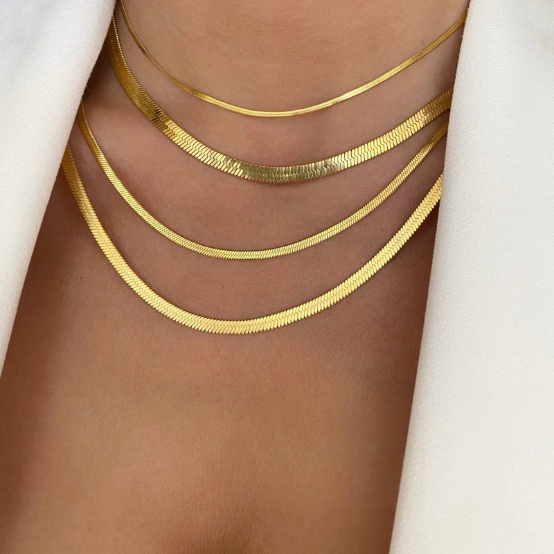 Herringbone Chain Necklace